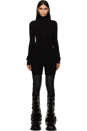 Rick Owens Combinaison noire en tricot - Porterville Headon