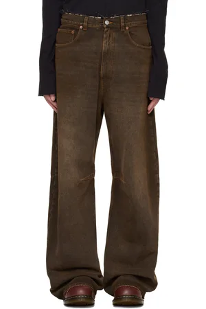 Maison Margiela Jean ample brun