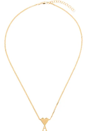 Ami Collier doré à pendentif à logo Ami de cœur