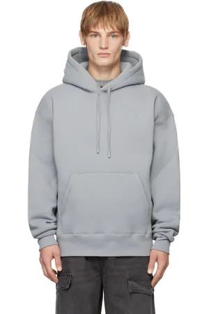 Ami Pull à capuche gris à logo Ami de cœur