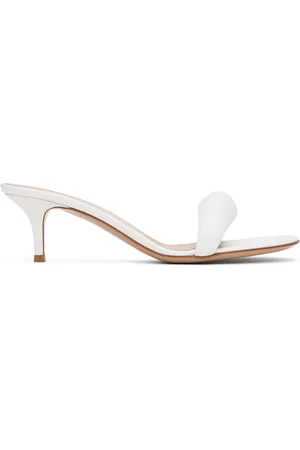Gianvito Rossi Mules Bijoux 55 blanches