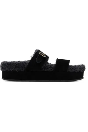 Ancient Greek Sandals Sandales Latria noires à plateforme