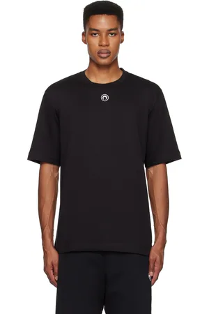 Marine Serre T-shirt noir en coton bio