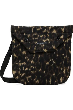 ENGINEERED GARMENTS Cabas de style pochette brun et noir à bandoulière