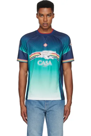 Casablanca T-shirt de soccer multicolore