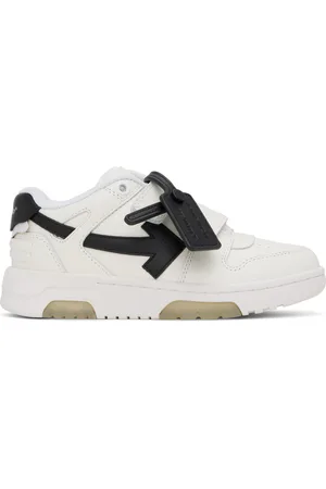 OFF-WHITE Enfant | Baskets Out Of Office blanc et noir à pattes Velcro