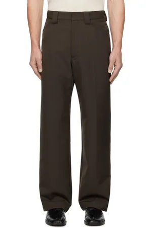 LEMAIRE Pantalon droit brun