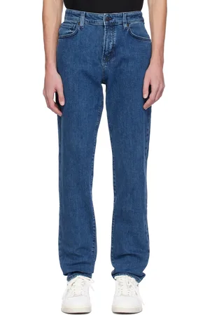 HUGO BOSS Jean bleu à effet délavé
