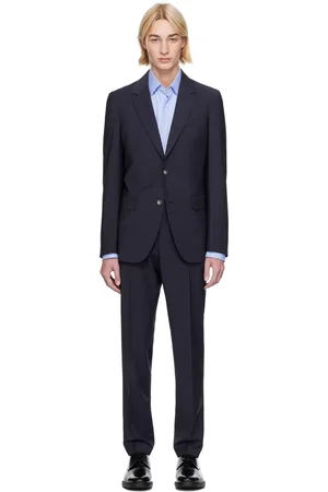 HUGO BOSS Complet ajusté bleu