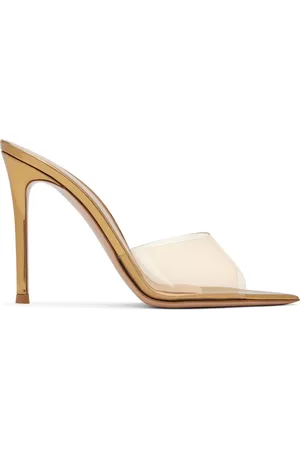 Gianvito Rossi Mules Elle 105 dorées