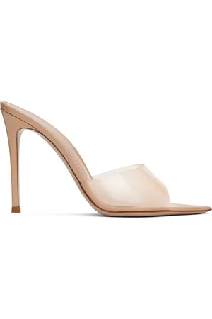 Gianvito Rossi Mules Elle 105 beiges