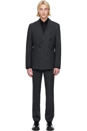 HUGO BOSS Complet ajusté gris