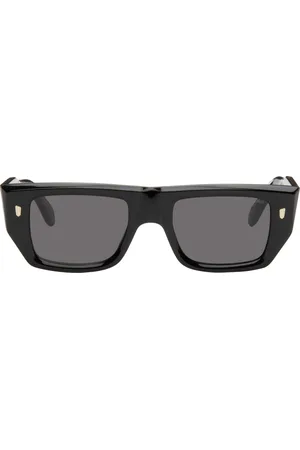 Cutler and Gross Lunettes de soleil rectangulaires 1413 noires