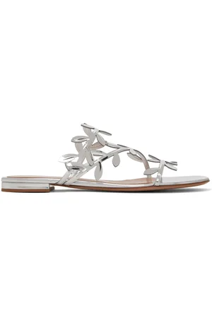 Gianvito Rossi Sandales Flavia 05 argentées