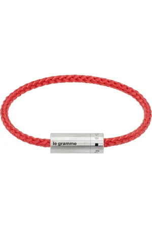 Le Gramme Bracelet Nato rouge - Câble, 7 g