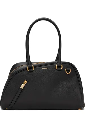 Burberry Petit sac bowling en forme de bouclier noir