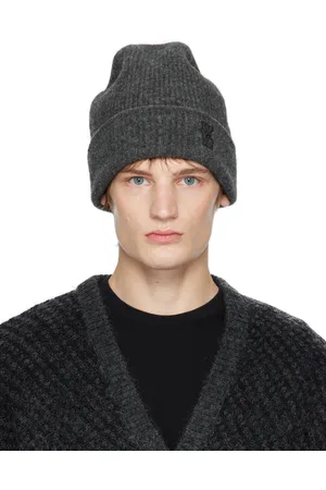 WOOYOUNGMI Bonnet gris en tricot