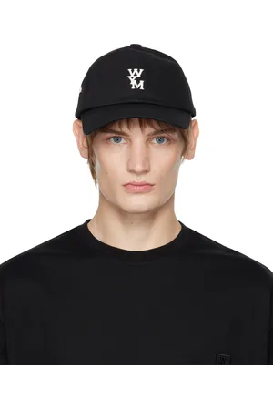 WOOYOUNGMI Casquette de baseball noire à logo