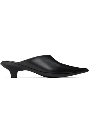 untitlab Mules à petit talon noires