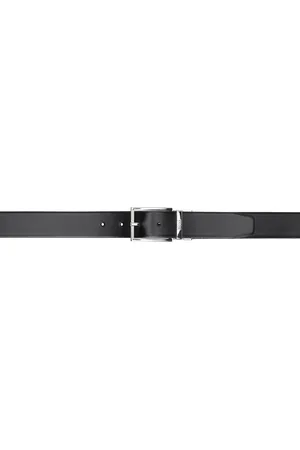 HUGO BOSS Ceinture réversible noire en cuir italien
