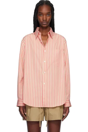 MATTEAU Chemise rose à rayures