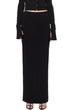 ÉTERNE Jupe longue Emma noire