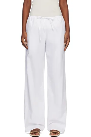 MATTEAU Pantalon blanc à cordon coulissant