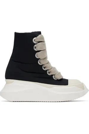 Rick Owens Baskets noires à semelle Abstract et à laçage surdimensionné - Porterville