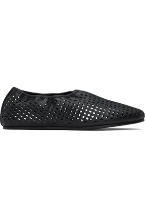 St Agni Ballerines noires à perforations
