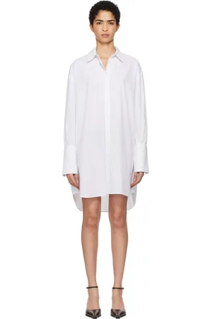ANINE BING Robe courte Lake blanc