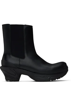 untitlab Bottes chelsea Vertigo noires à talon haut