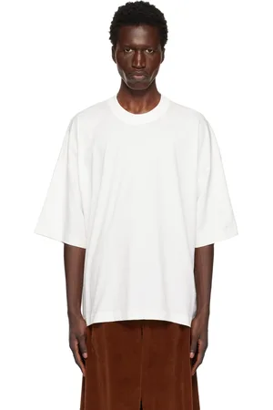 STUDIO NICHOLSON T-shirt Piu blanc cassé