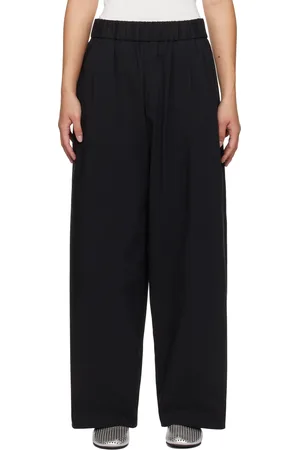 St Agni Pantalon décontracté noir
