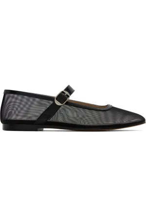 Le Monde Beryl Ballerines de style Charles IX noires