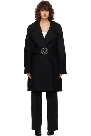 COPERNI Manteau surdimensionné noir à ceinture