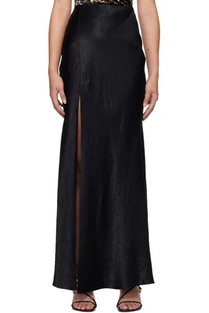 Nanushka Jupe longue Harlow noire
