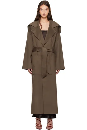 Nanushka Manteau Ruta brun