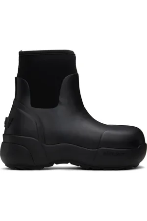 AMBUSH Bottes noires en caoutchouc
