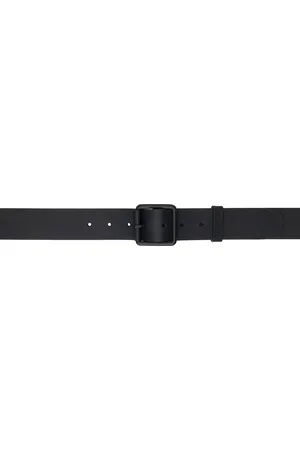STUDIO NICHOLSON Ceinture noire en cuir