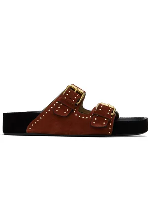 Isabel Marant Sandales Lennyo bourgogne