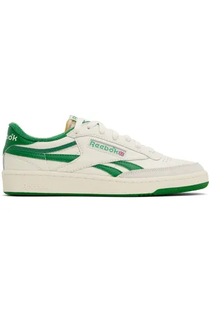 Reebok Baskets rétro Revenge blanc cassé et vert - Club C