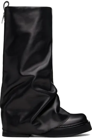 The Attico Bottes militaires Robin noires