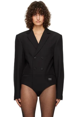 COPERNI Justaucorps façon tailleur noir