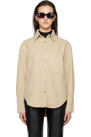 ANINE BING Chemise Dante beige