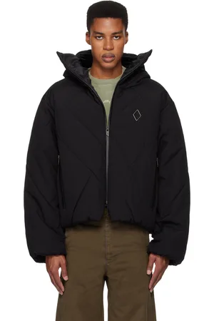 A-cold-wall* Blouson matelassé Shiro noir à capuche