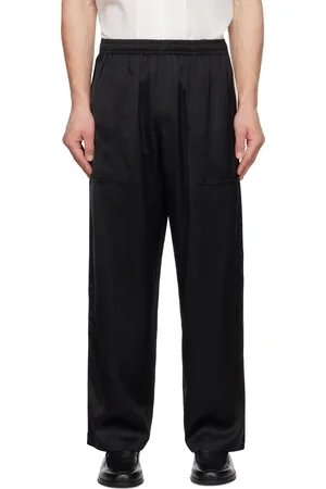 BODE Pantalon de survêtement noir en satin