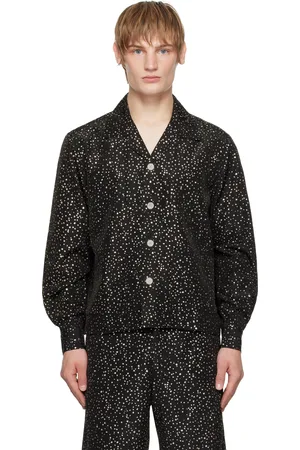 BODE Chemise noire à motif scintillant