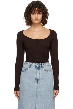 Staud Cardigan Sabrina brun