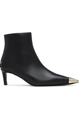ANINE BING Bottes Nina noires à bout en métal