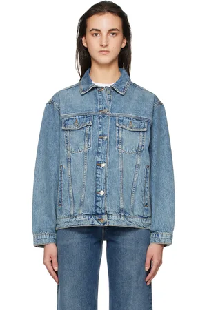 ANINE BING Blouson Rory bleu en denim